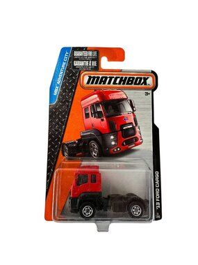 Matchbox MBX Adventure City '13 Ford Cargo Red & Black Die-Cast Toy Truck
